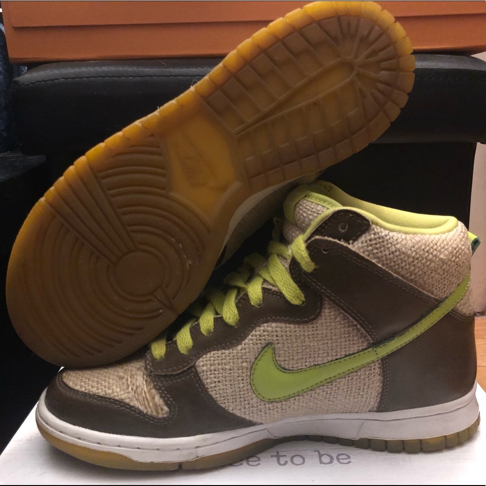 Nike Dunk High- shrek